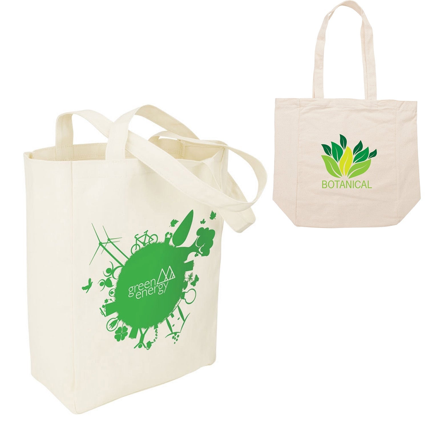 10 oz Natural Cotton Canvas Tote Bag | Reusable