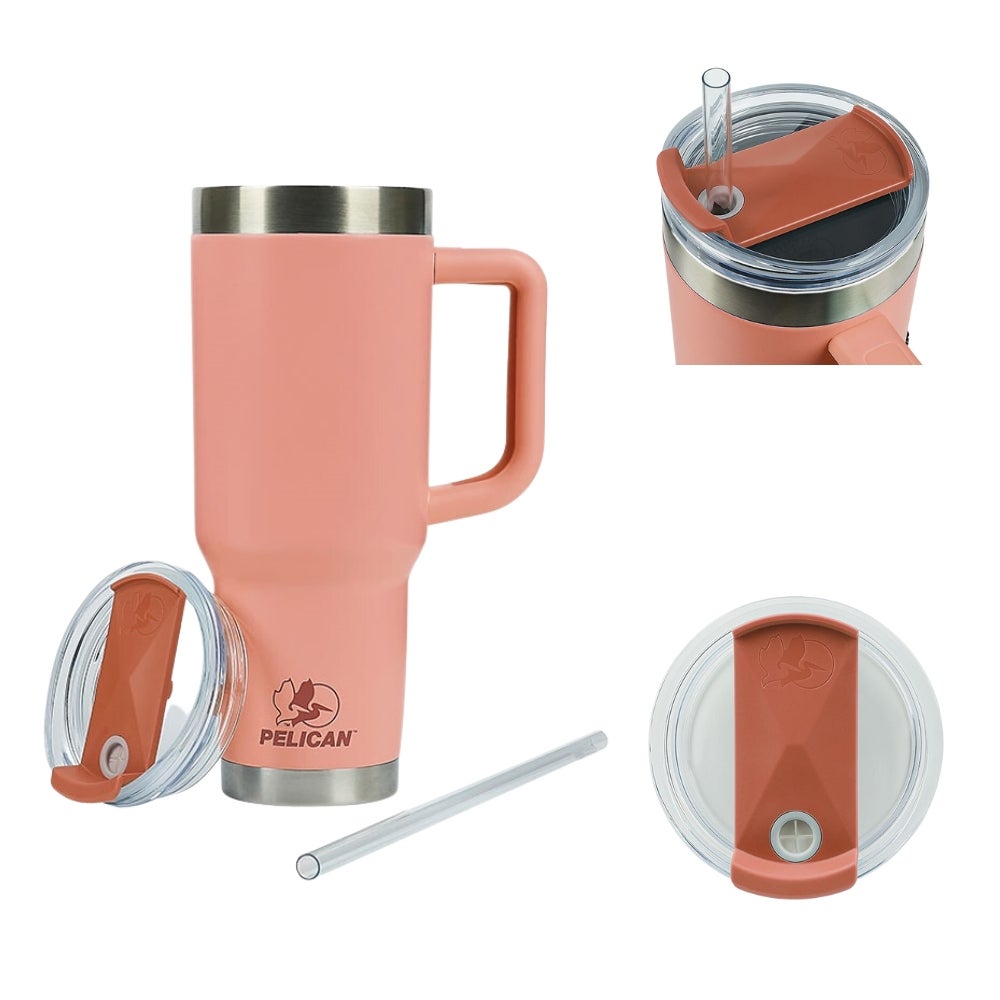 Pelican Porter Recycled Double Wall Stainless Steel Travel Tumbler | 40 oz