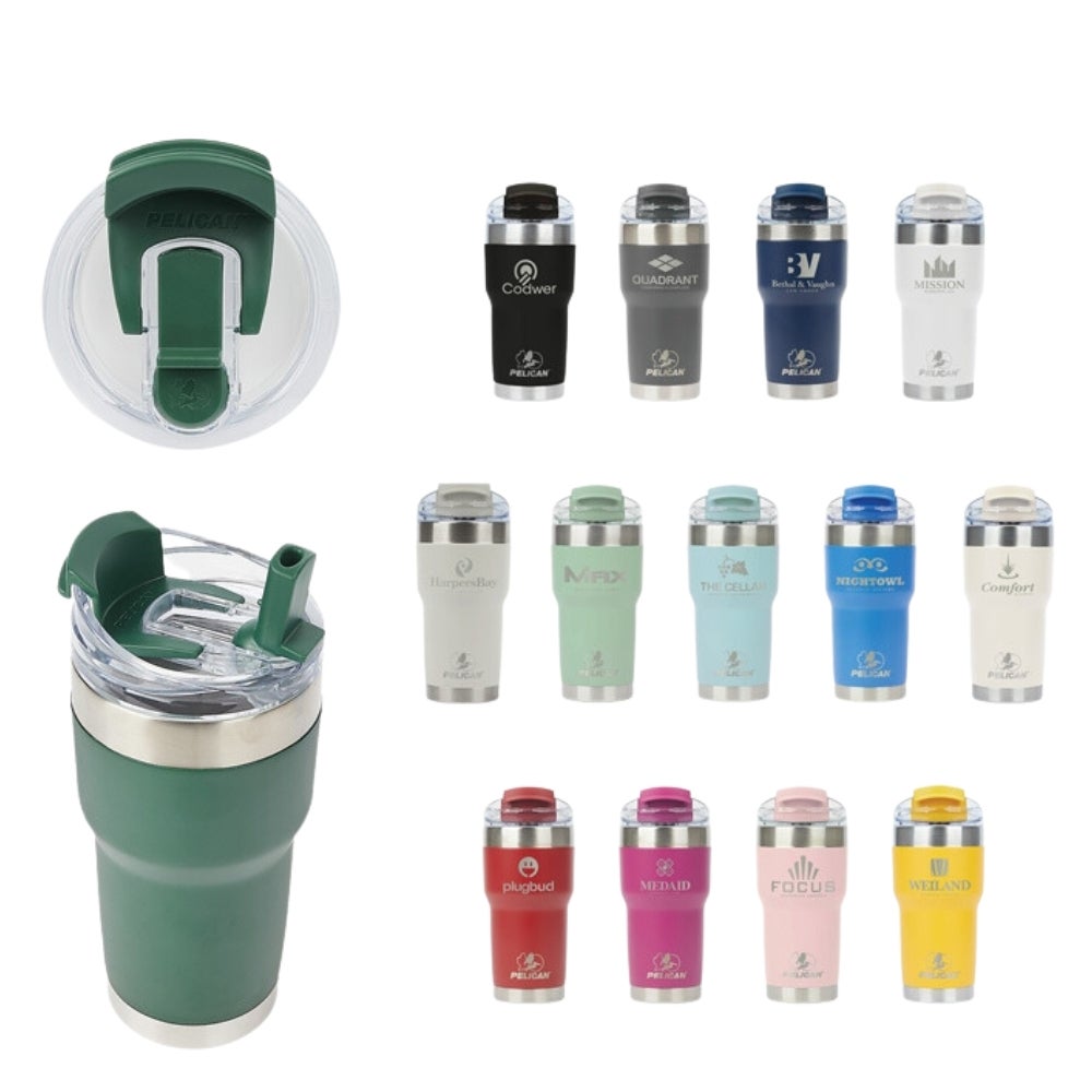 Pelican Traveler Double Wall Stainless Steel Travel Tumbler| 22oz