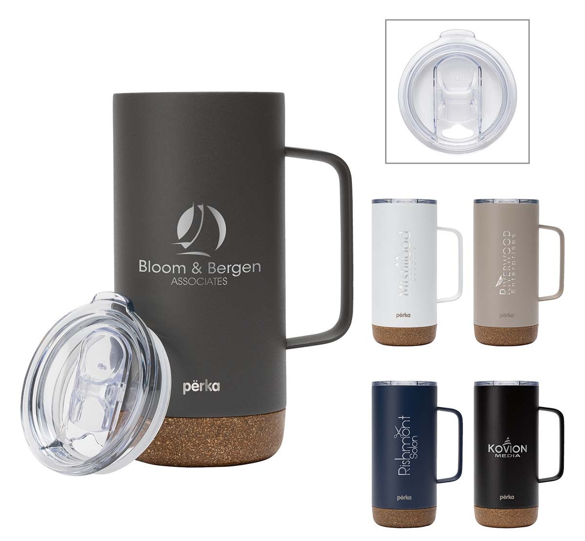 Perka Stainless Steel Camping Mug | 16 oz