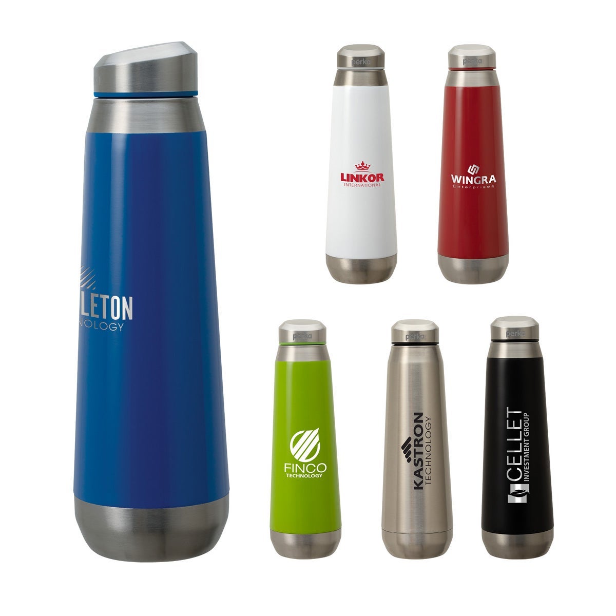 Perka Stainless Steel Geometric Water Bottle | 17 oz