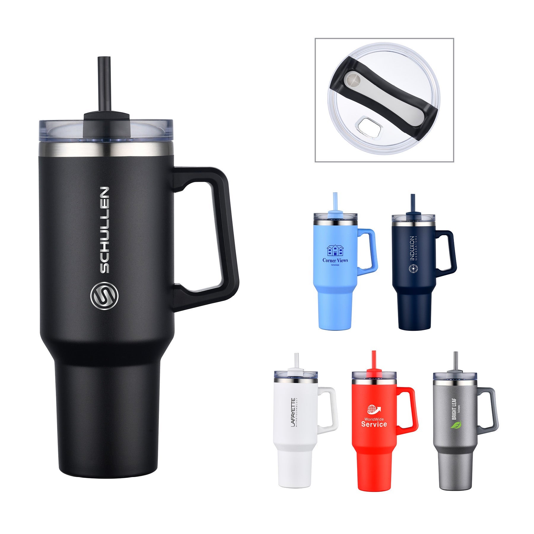 XL Insulated Stainless Steel Travel Tumbler Mug