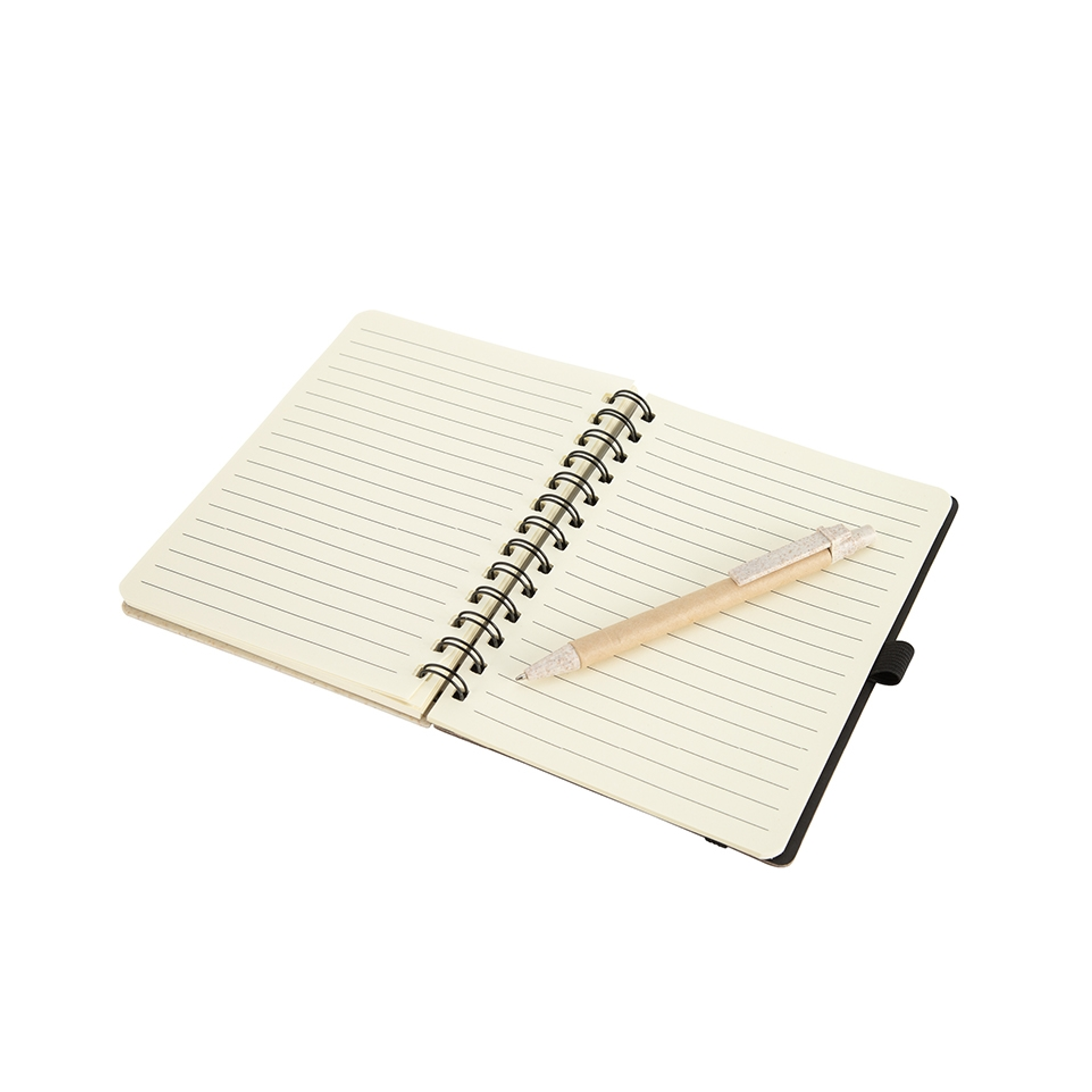 Personalized Eco-Friendly Wheat Straw Notebook & Pen | 6 x 7