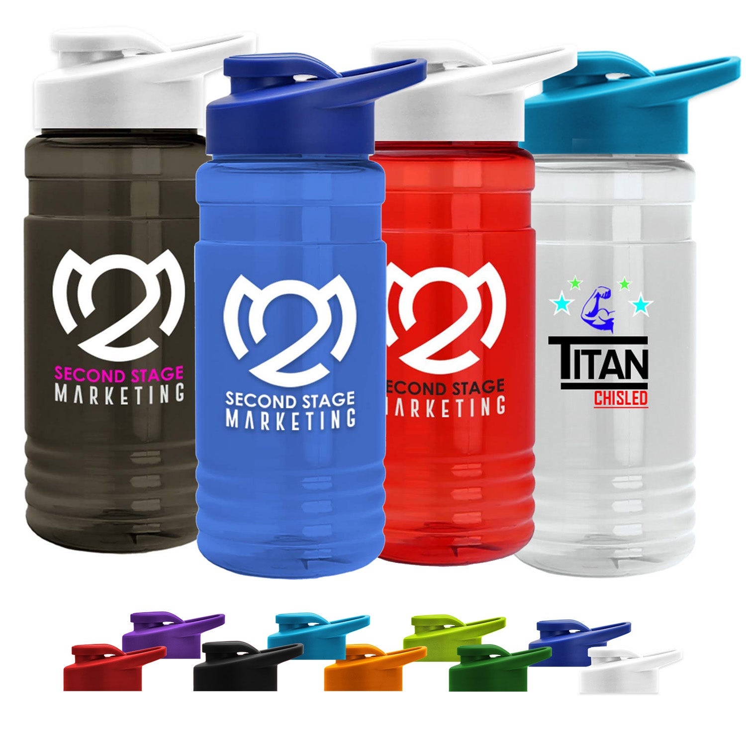 Tritan Water Bottle | USA Made | Drink Thru Lid | 20 oz