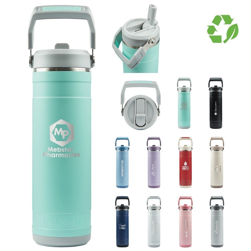 Pelican Pacific Recycled Double Wall Stainless Steel Water Bottle | 26 oz