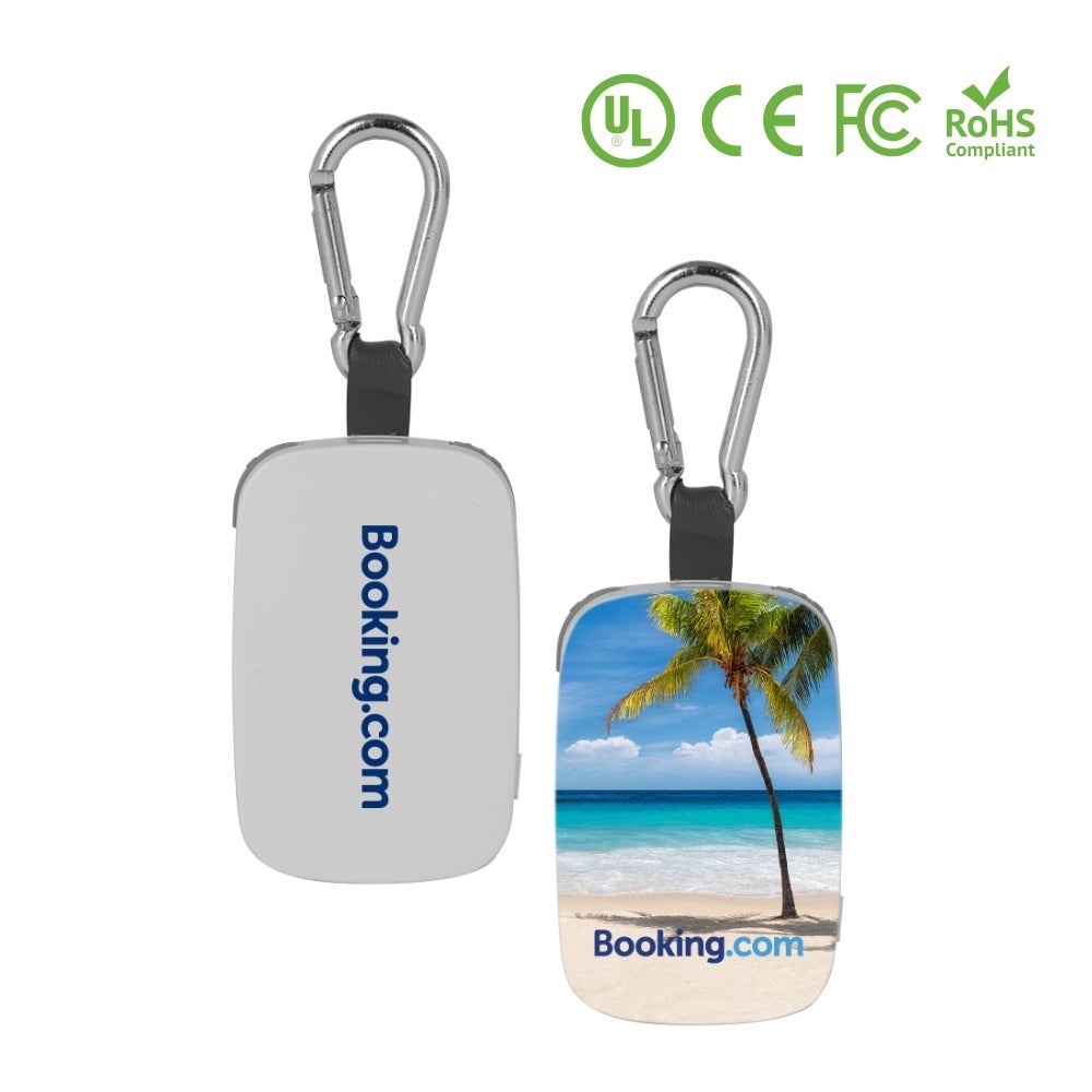 UL Listed Power Bank with Light and Carabiner | 1200 mAh