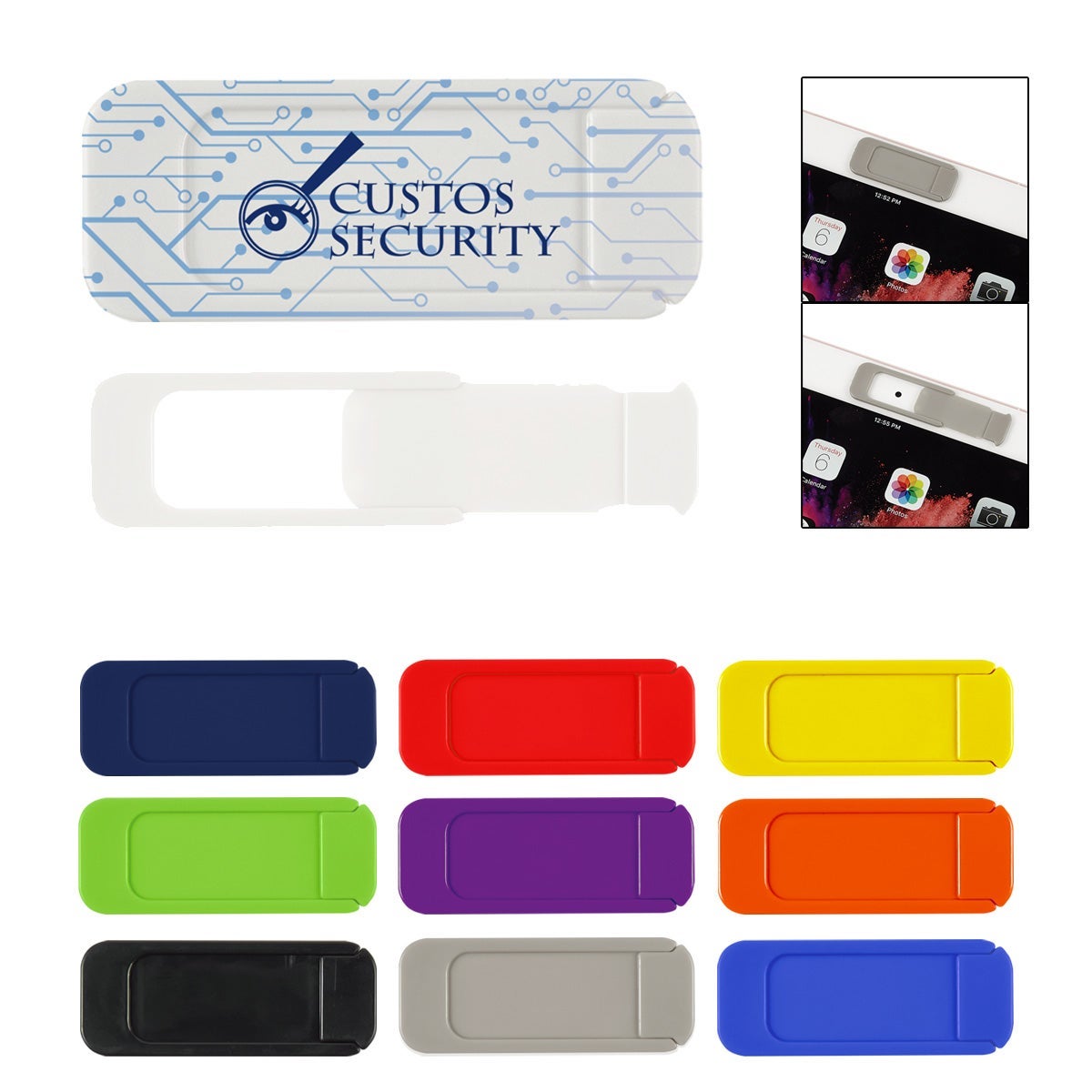 Reusable Push Privacy Computer Camera Blocker