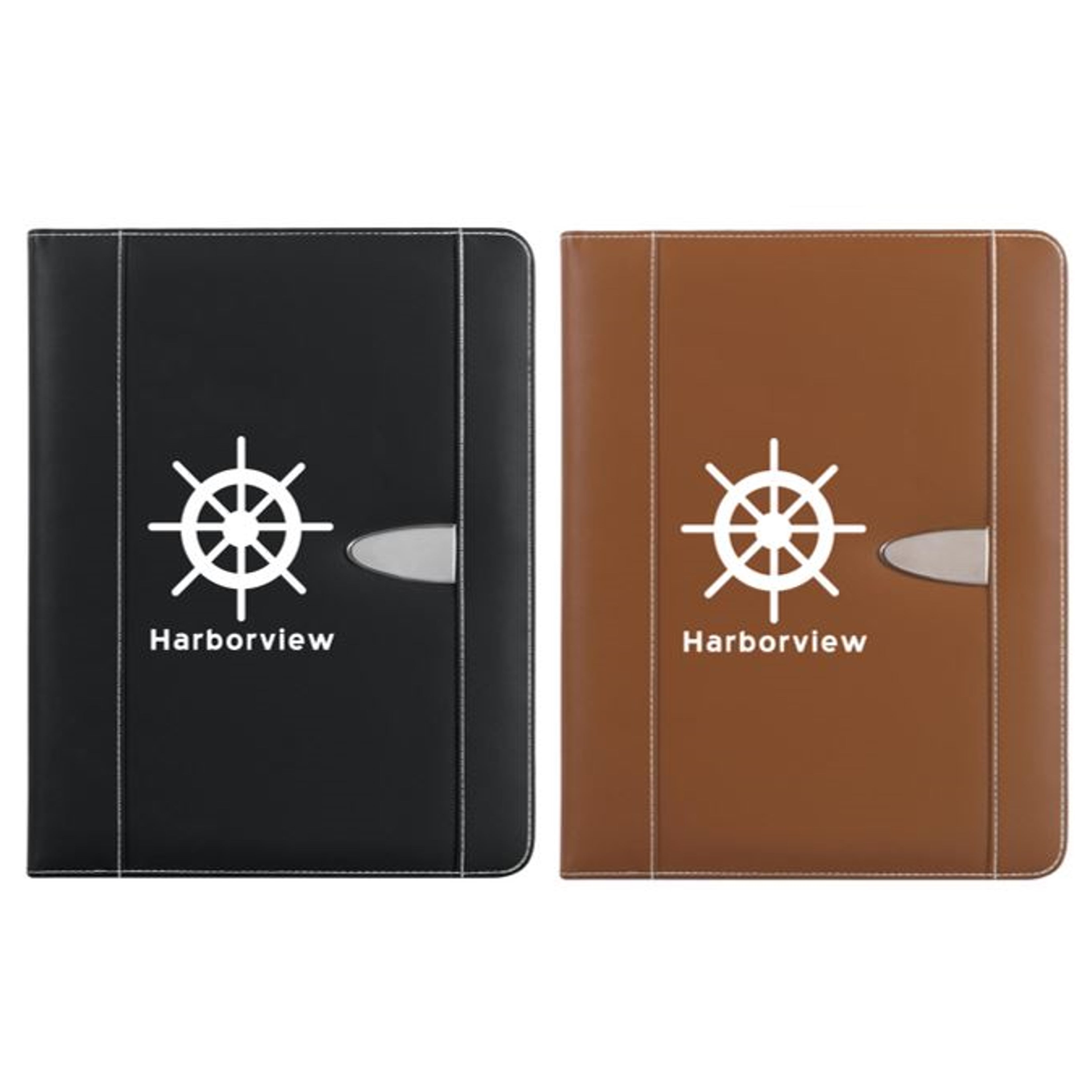 Bonded Leather Portfolio | Recycled Leather Padfolio | 10x12