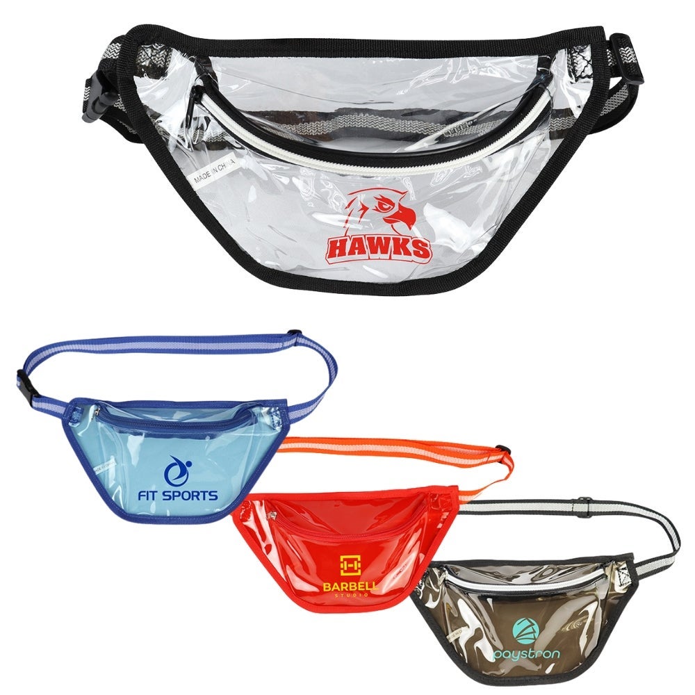 Custom Gameday PVC Free Clear Fanny Pack | 12x6