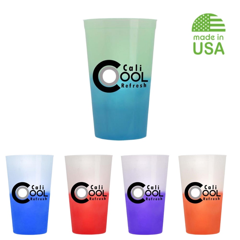 22 oz Stadium Cups | Color Changing | USA Made