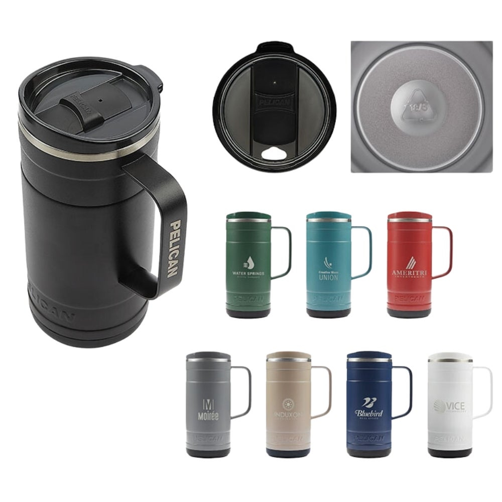 Pelican Ridge Recycled Double Wall Stainless Steel Mug | 18 oz