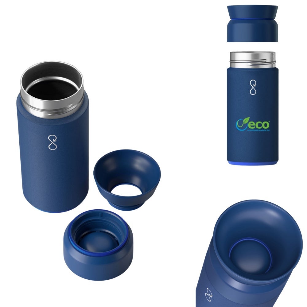 Recycled Stainless Steel Ocean Brew Bottle | 12oz