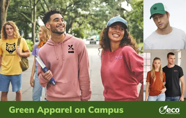 Students Go Green on Campus with Custom Eco-friendly Apparel