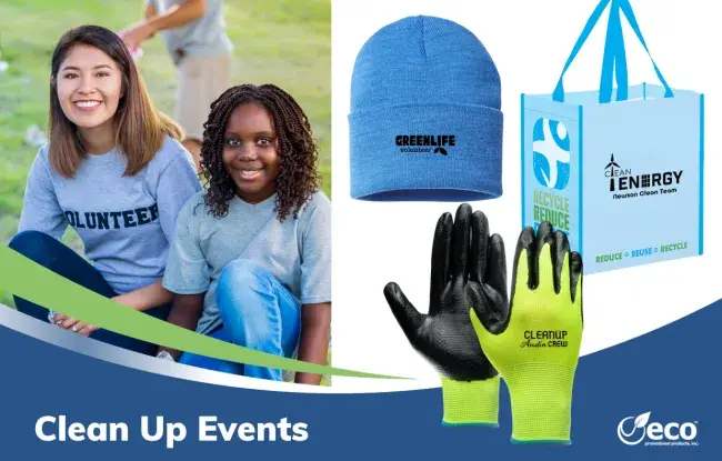 Promotional Products for Eco-friendly Clean Up Events