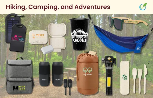Outdoor promotional items - solar charger, hammock, insulated blanket, solar speakers, utensil set tool, backpack cooler, utensil set, multifunctional flashlight, sunglasses