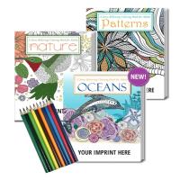 Mini Adult Coloring Book Set, Recycled