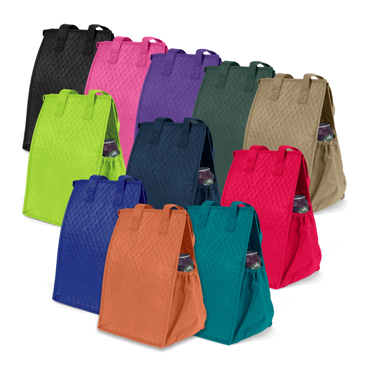 Insulated Lunch Bag | Zip Top | 8x7x12